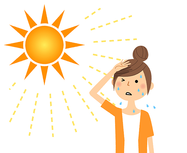 太陽 高溫 熱 出汗 女孩-康興醫(yī)療器械官網(wǎng)